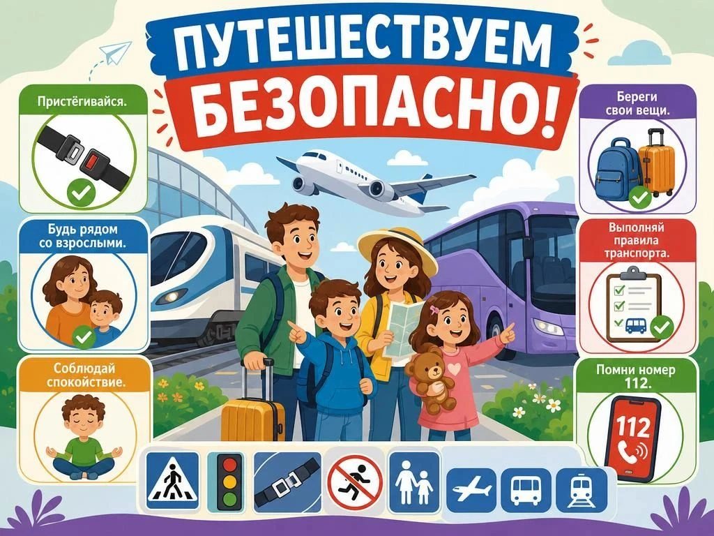 🌟 Простые правила для спокойной поездки

Такие памятки помогают формировать у детей внимательность 