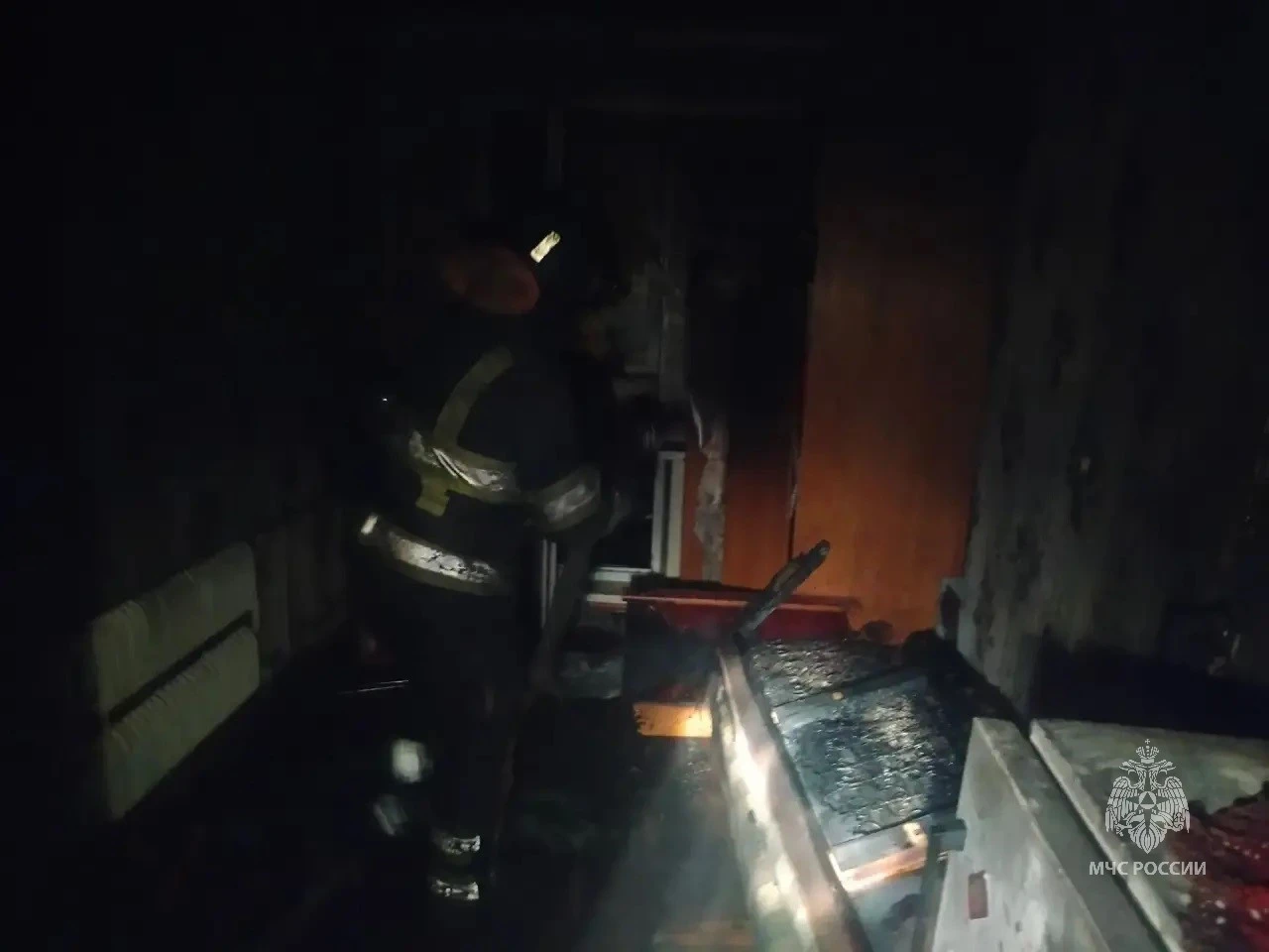 🚨Ликвидирован пожар в многоэтажке в Барнауле