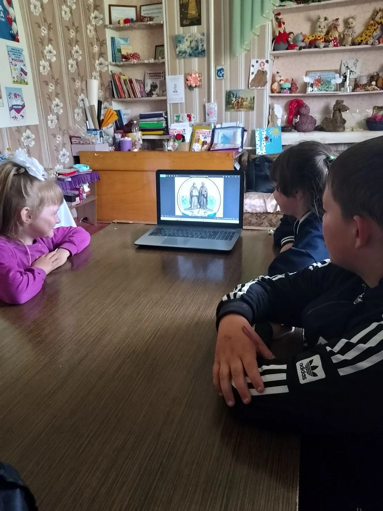 В преддверии Дня славянской письменности и культуры на базе Первоханенëвского СДК для у...
