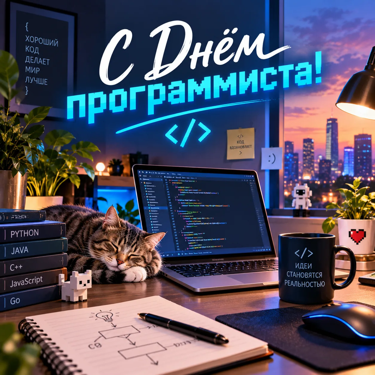 С Днём программиста! 🧑‍💻