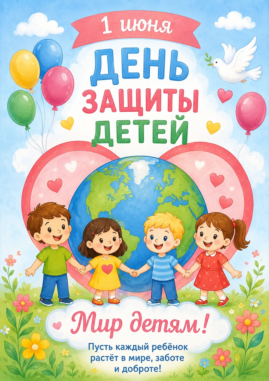 🎉 🎉 🎉1 июня отмечается Международный день защиты детей — один из самых добрых и свет...