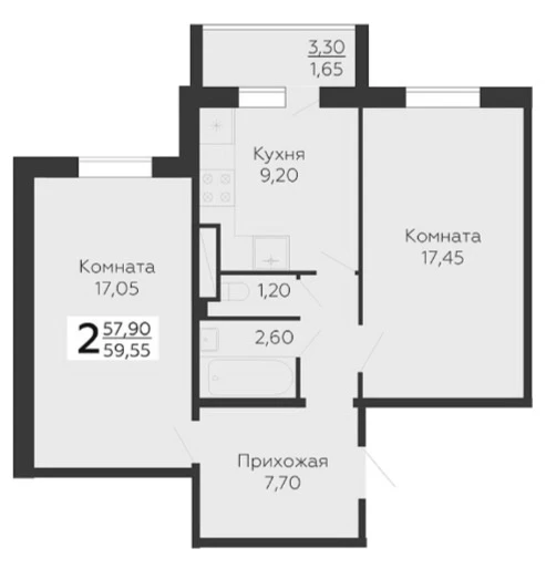 🔥 2-ШКА БЕЗ ПЕРВОНАЧАЛЬНОГО ВЗНОСА С ПЛАТЕЖОМ 55 ТР  Пока большинство копит годами на первый взнос м