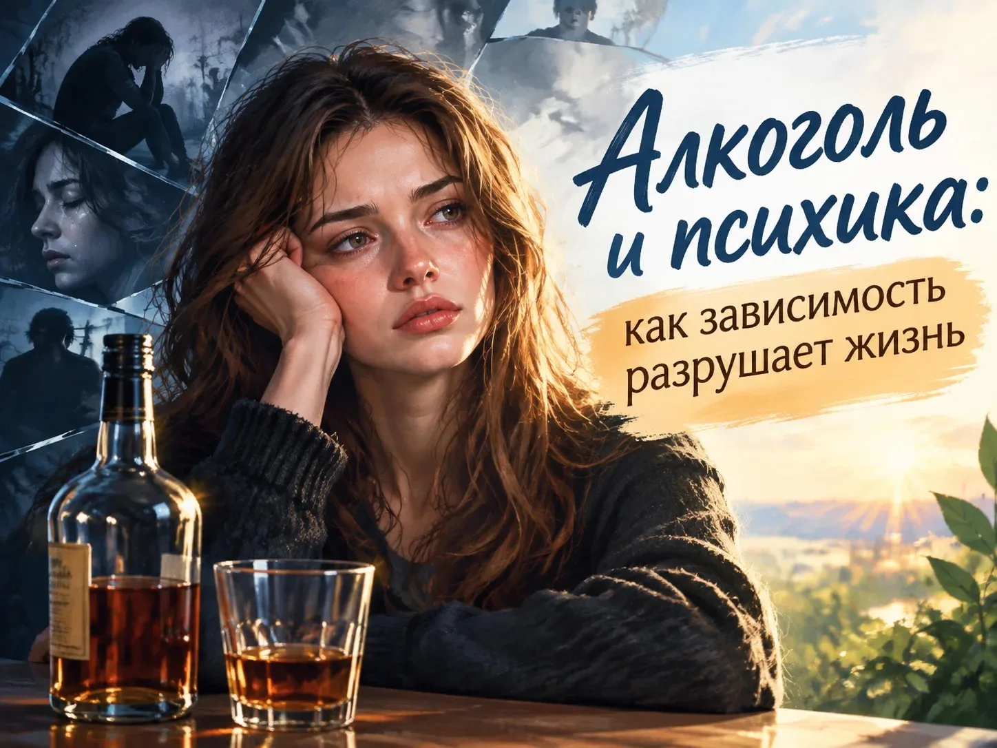 🍀Алкоголь и психика: как зависимость разрушает жизнь