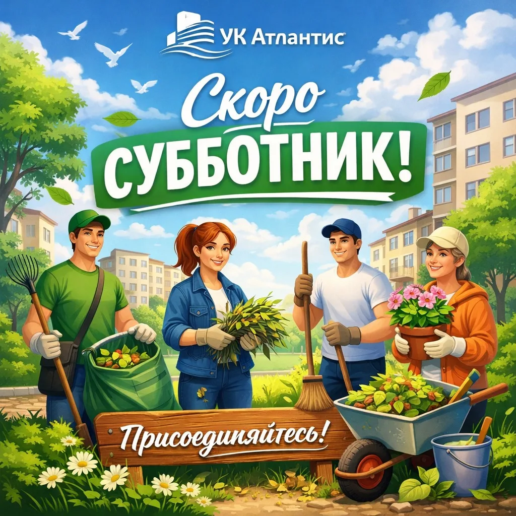 🌿 Скоро субботник!