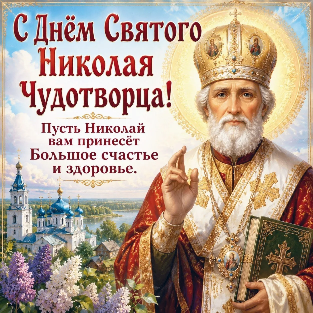 🙏✨ День Святого Николая Чудотворца - 22 мая — Николин день (Никола Вешний) ✨🌿  Сегодня православные 