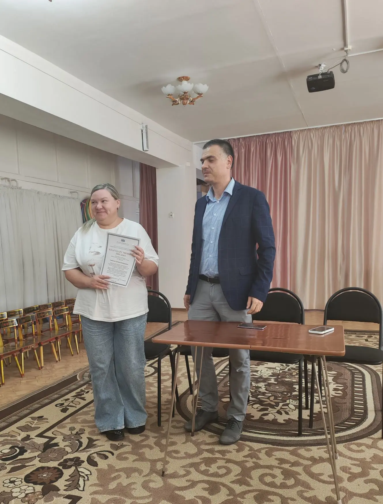 Знаете, есть люди, которые не могут сидеть на месте. Наш заместитель заведующего, Екатерина Владимир