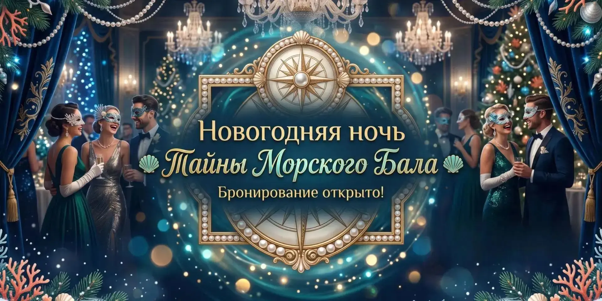 Зимнее море, укутанное в бархатную тьму ночи, шепот прибоя, сливающийся с музыкой, и ты...