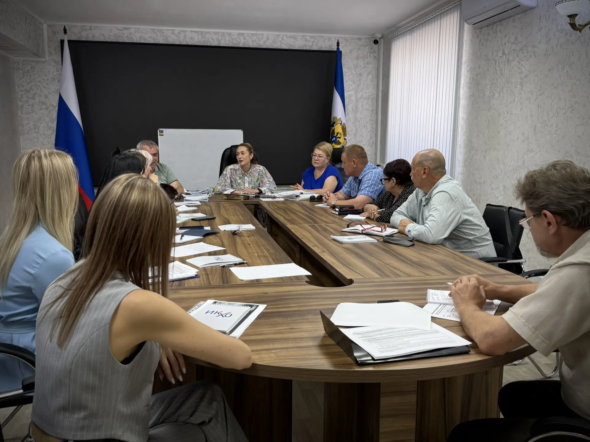 В Избирательной комиссии Херсонской области прошла встреча с представителями региональных отделений 