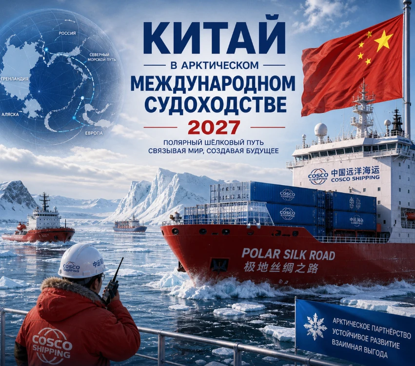 Китай в Арктическом международном судоходстве 2027 Расклад 28.08.2026 Подводя итог всем...