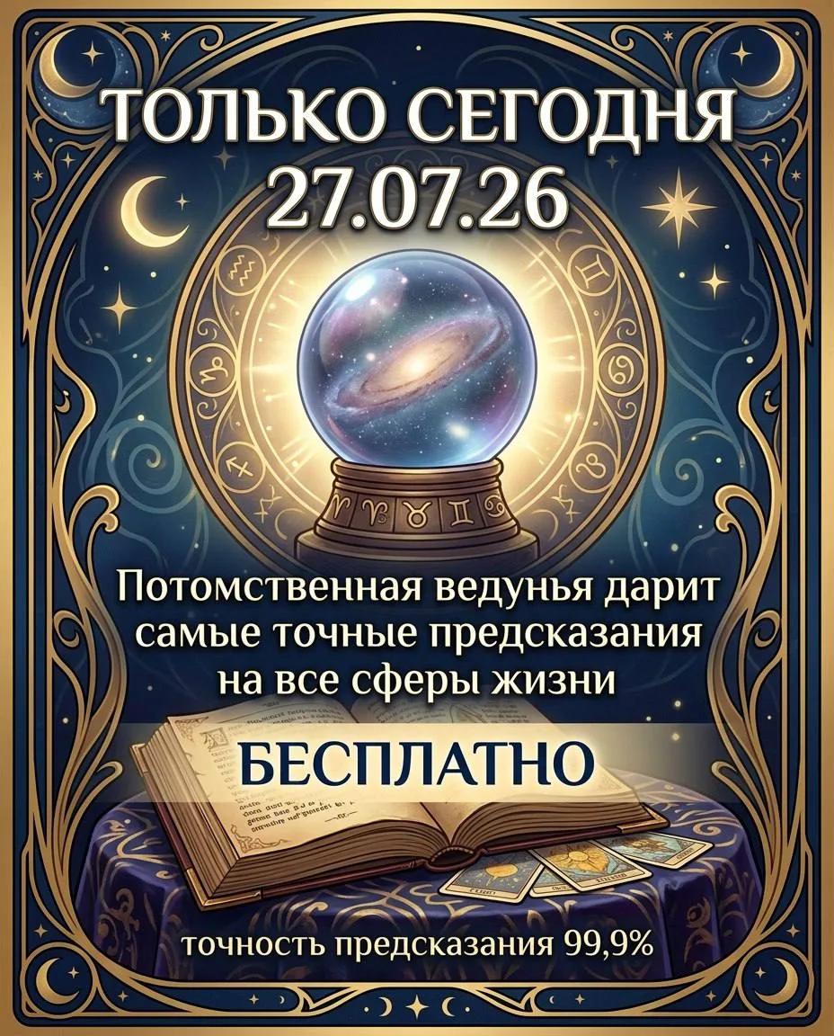 🔮🔮 ПОЛУЧИТЕ БЕСПЛАТНОЕ ПРЕДСКАЗАНИЕ ОТ ПОТОМСТВЕННОЙ ВЕДУНЬИ 

Сегодня всем подписчикам Зинаида сд
