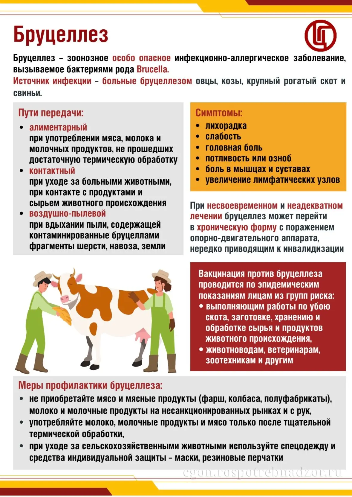 ВНИМАНИЕ! Бруцеллёз.