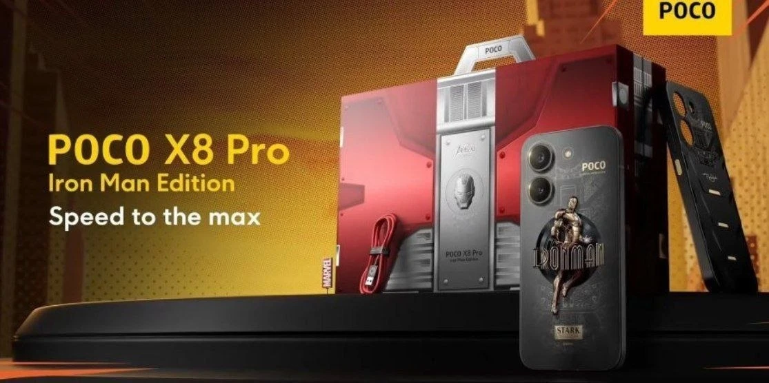 📱 Лимитированная версия смартфона Poco X8 Pro Iron Man Edition с доставкой из России без таможенной