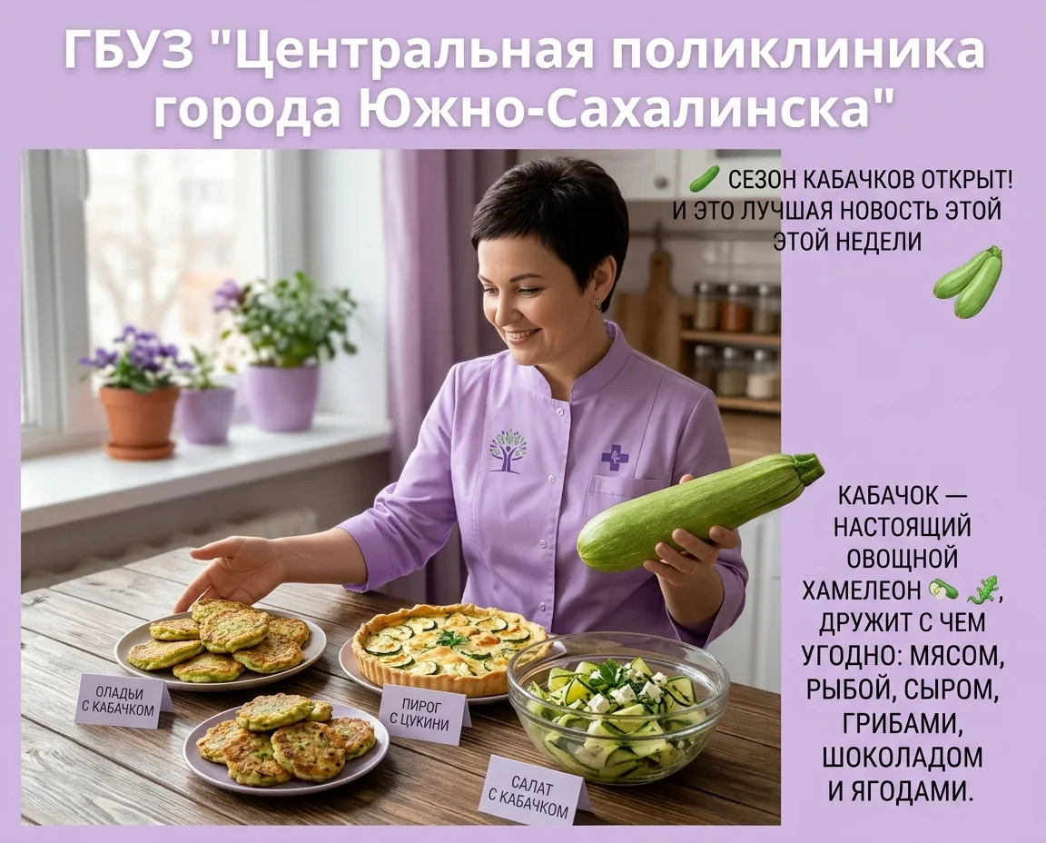 🥒 Сезон кабачков открыт! И это лучшая новость этой недели