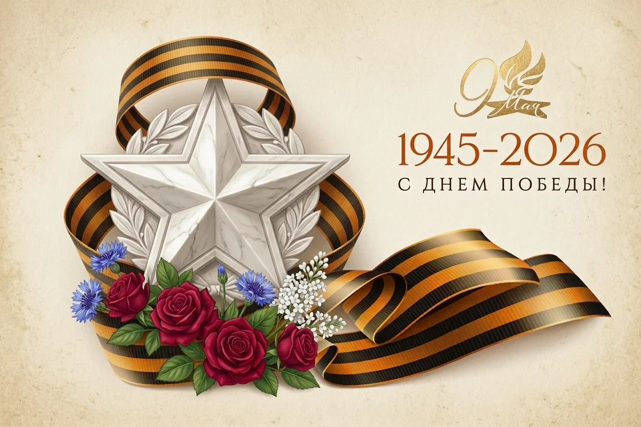 Дорогие друзья!  День Победы - праздник со слезами на глазах для каждой семьи, каждого человека. Вел