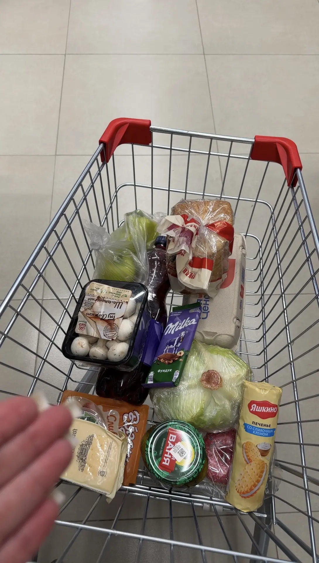 Шаги находили ✅ и поехали закупить продукты на следующую неделю!
