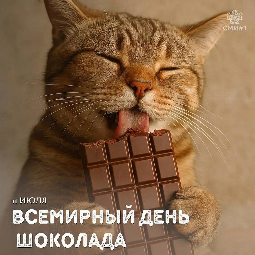 🍫 Всемирный день шоколада отмечаем сегодня