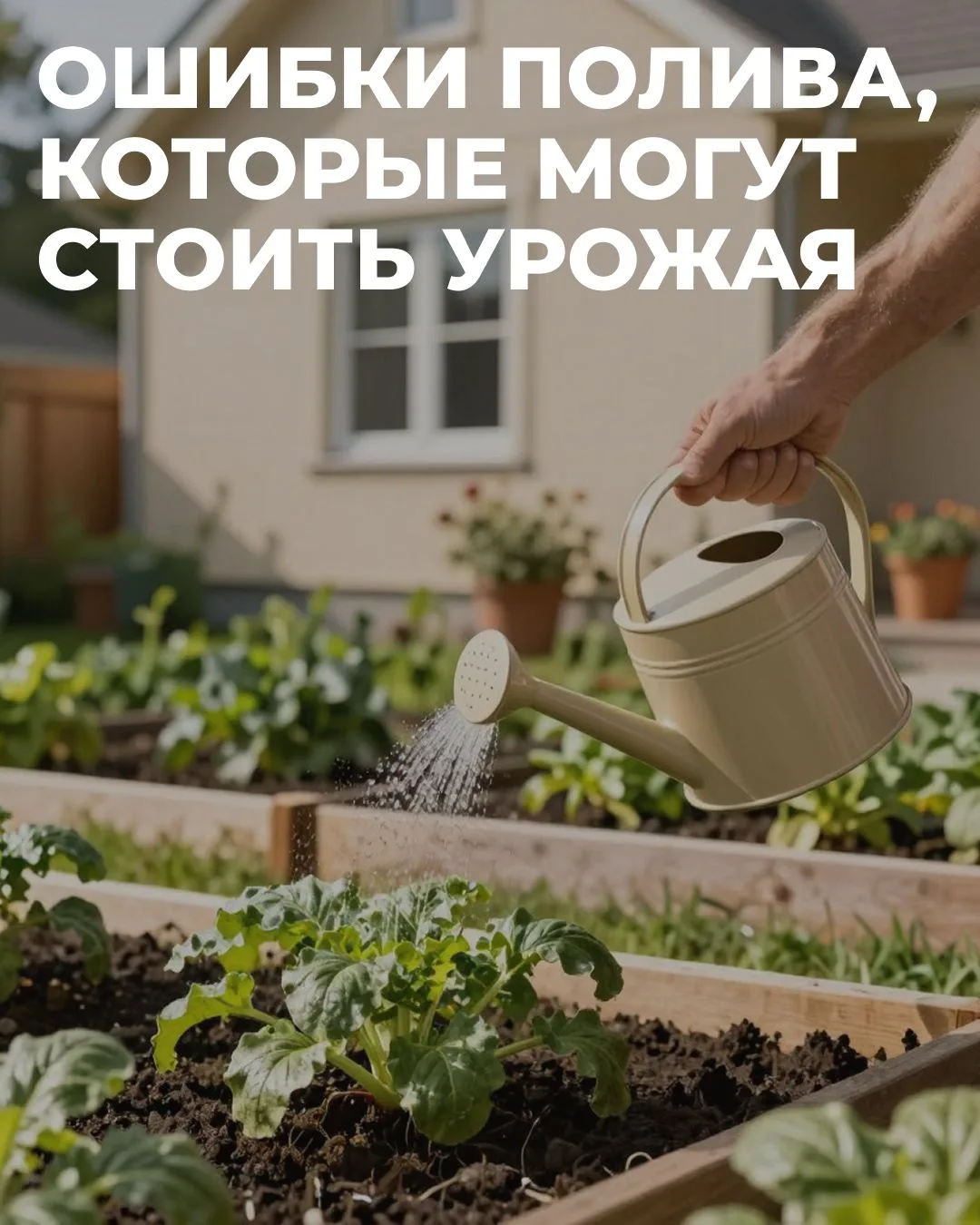 Ошибки полива, которые могут стоить урожая

В карточках рассказали, как поливать правильно, чтобы по