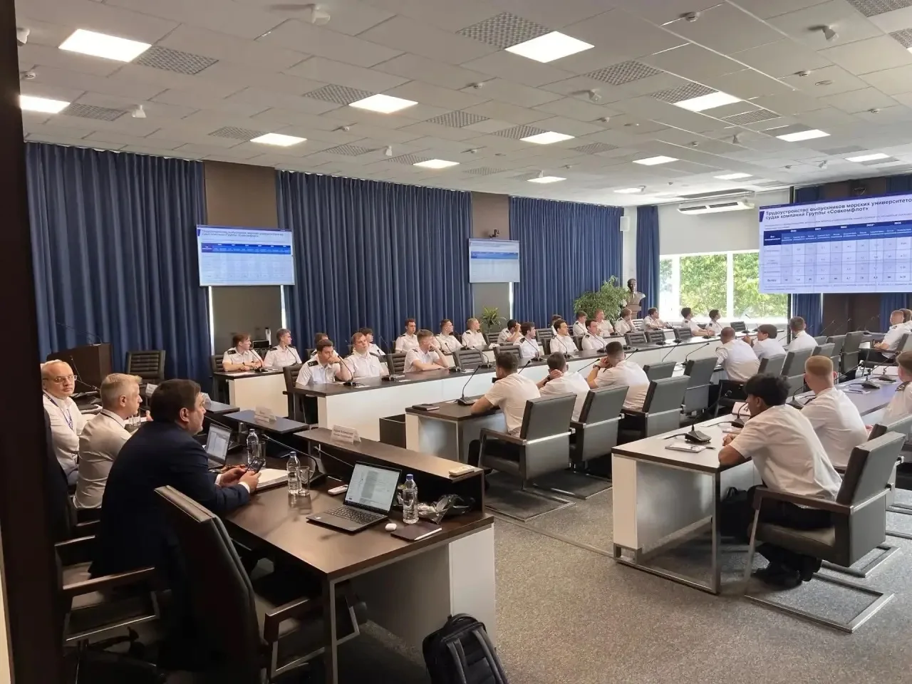 ⚓ Встреча с ПАО «Совкомфлот» — диалог о будущем флота🤝

В нашем университете — лидере морского обра
