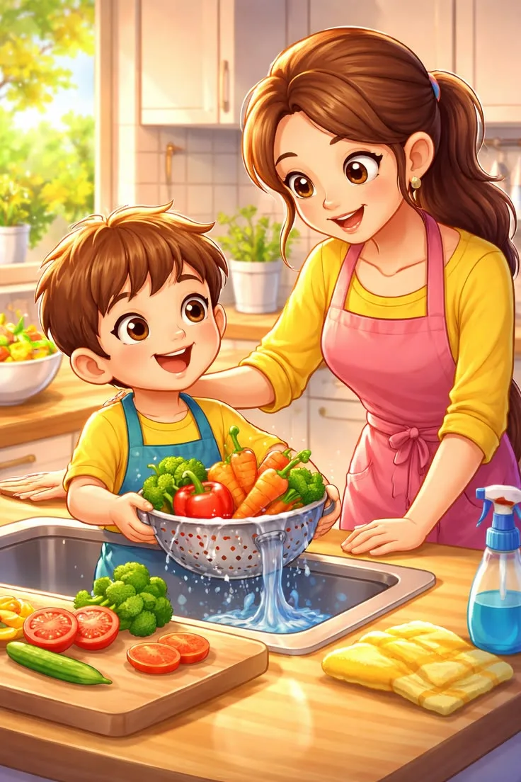 🧹 «Маленькие помощники: какие домашние дела по силам дошкольнику»
