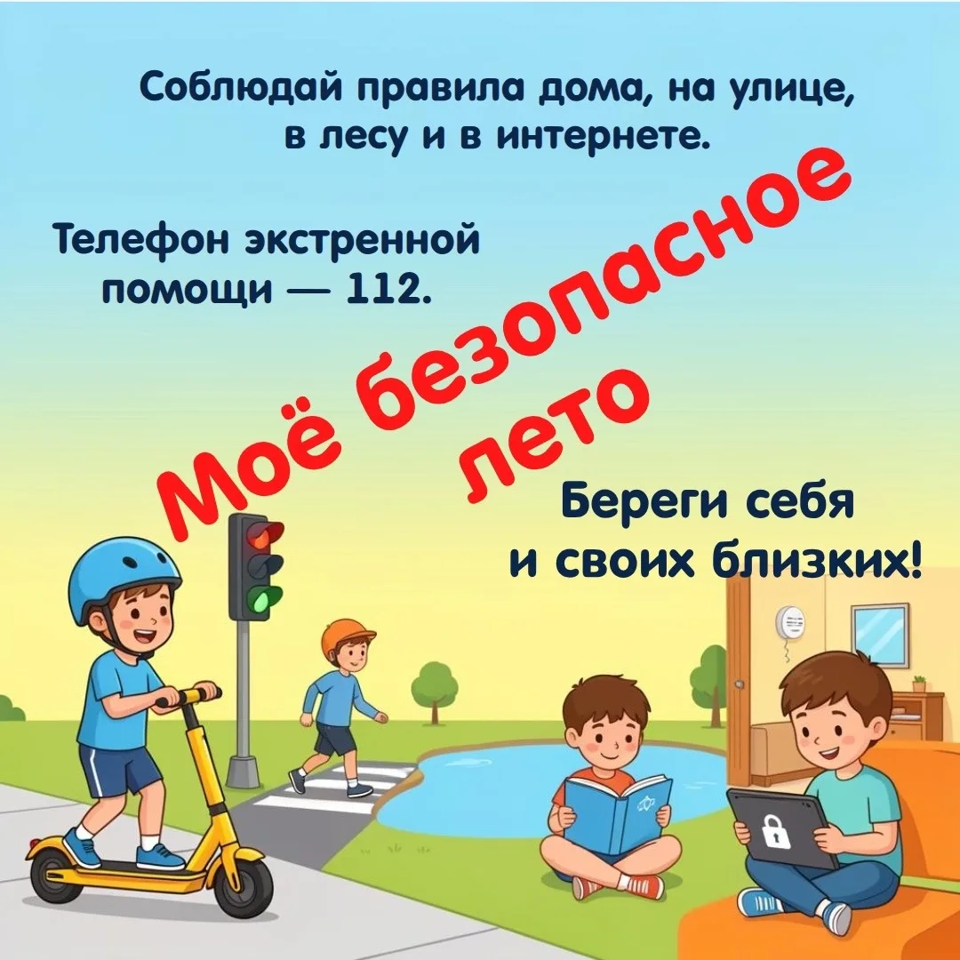🌞Моё безопасное лето!🌞