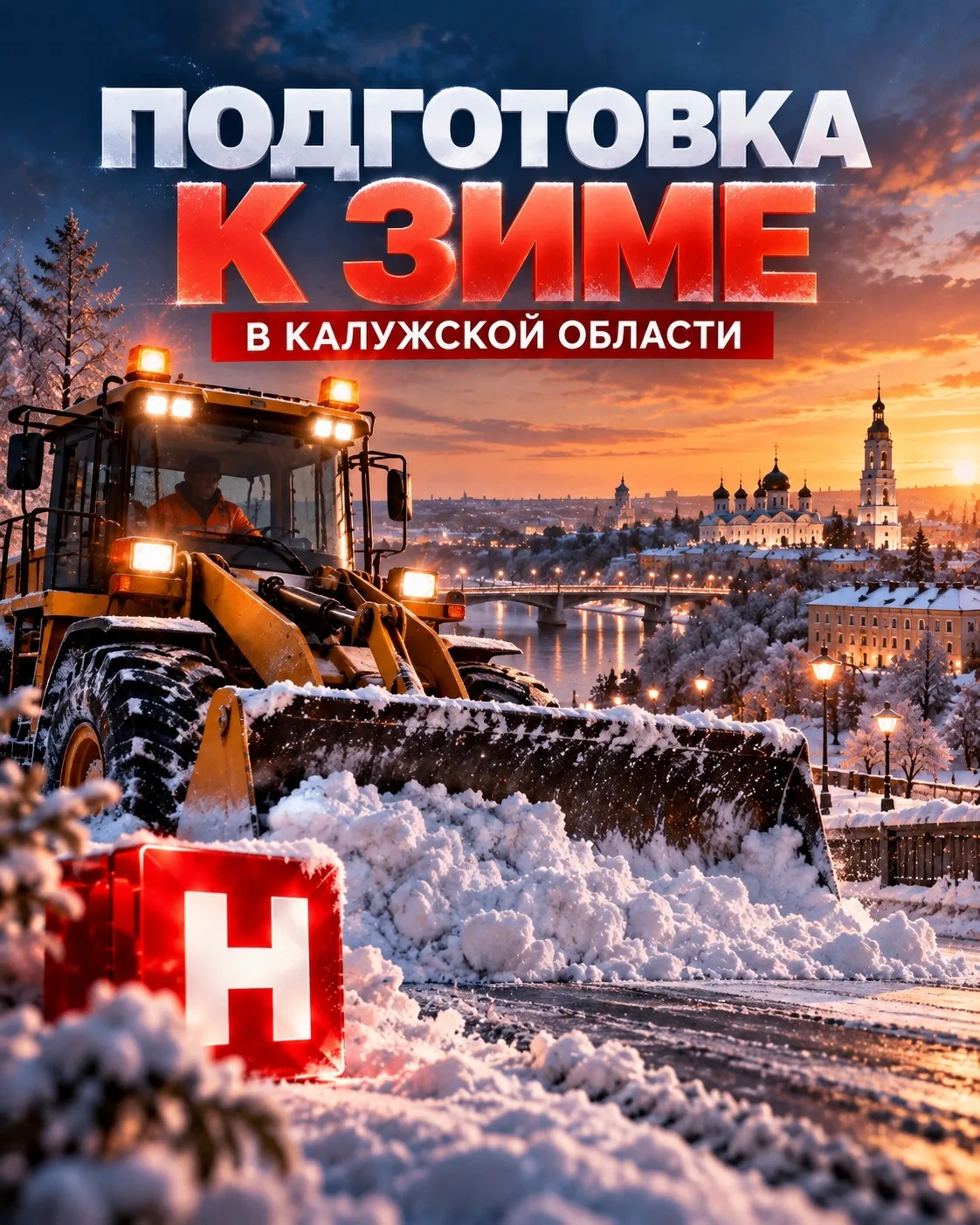 ❄️ В Калужской области готовятся к зимнему содержанию дорог