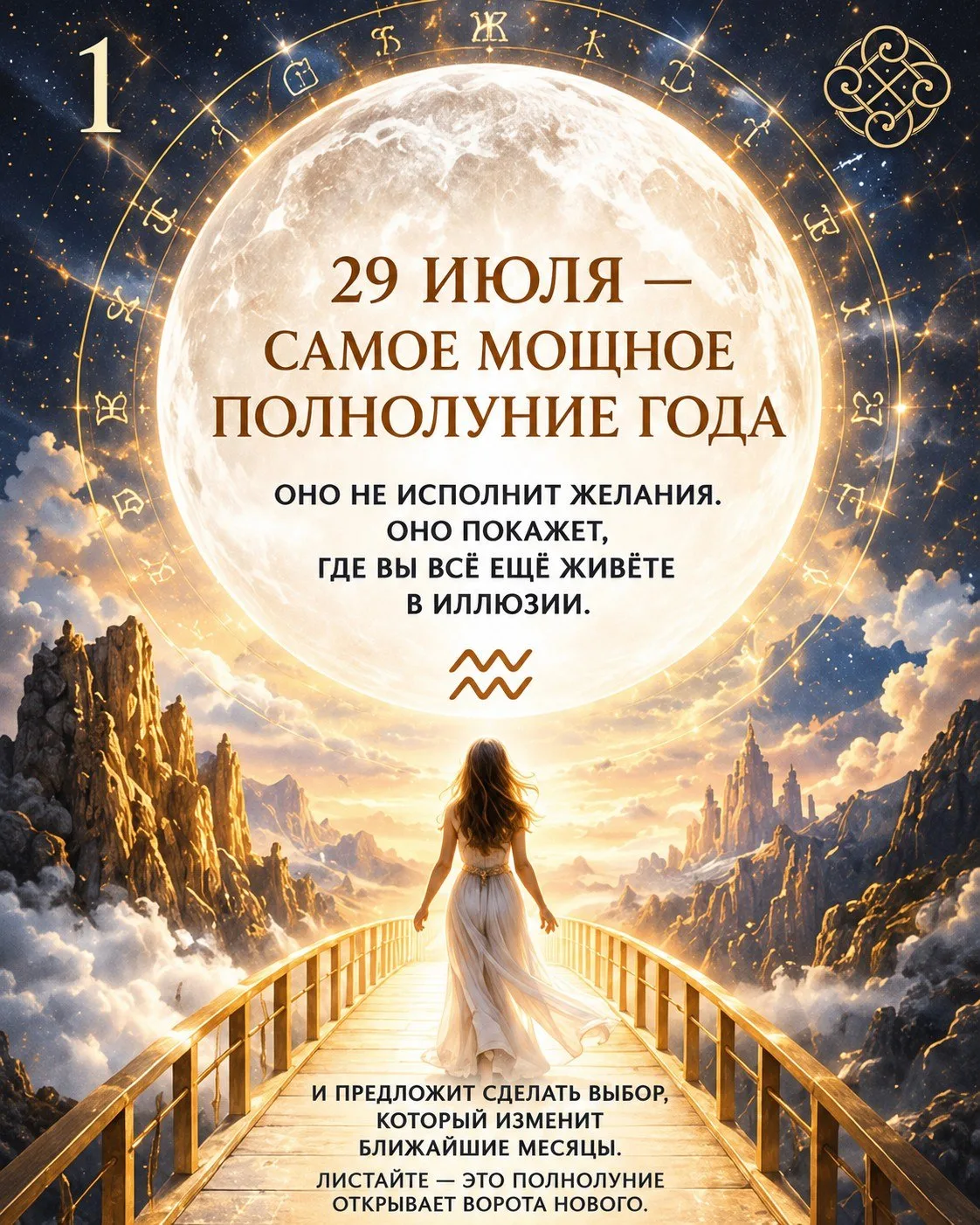 🤍29 июля в 17:37— «Грозовое» полнолуние в Водолее.

Это время, открывает врата перехода в высшие ок