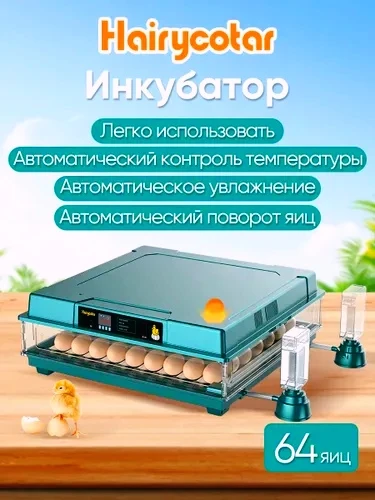 🥚 Автоматический инкубатор Hairycotar G63 🐣