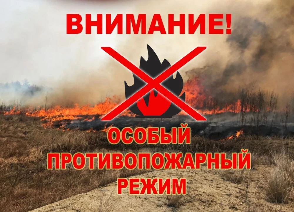 🔸В Ливенском районе введён особый противопожарный режим