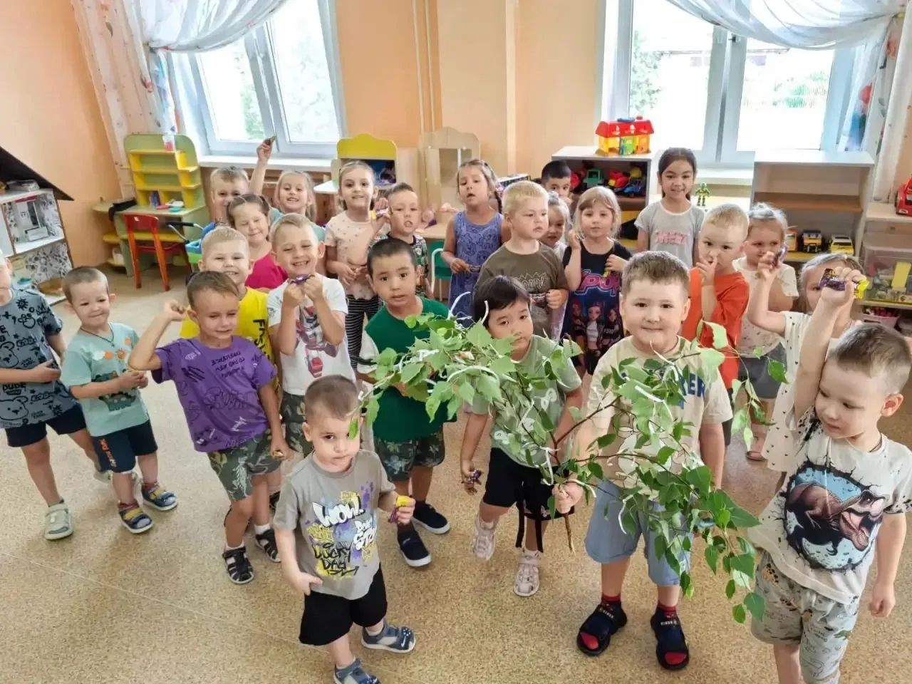 7.07 в группе «Орешки» прошло  летнее развлечение «Ивана- Купала»