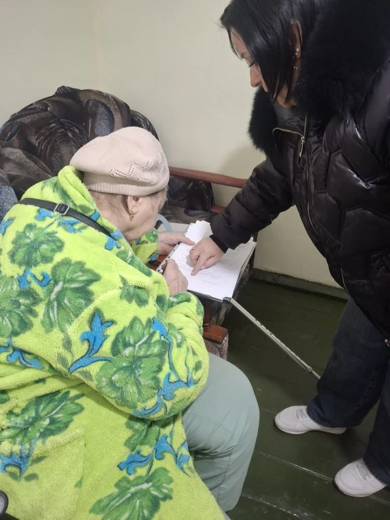 В связи обращением граждан на Горячую линию был организован выезд мобильной бригады в с...