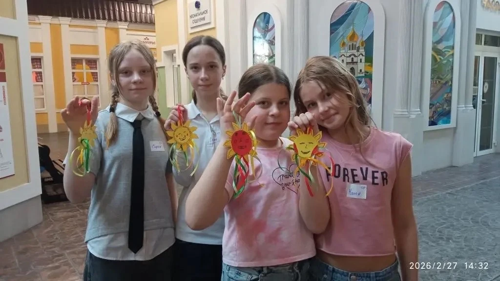 4 «А» класс посетил Мастерславль по маршруту «Широкая Масленица».  Учащиеся спасли чучело, смастерил