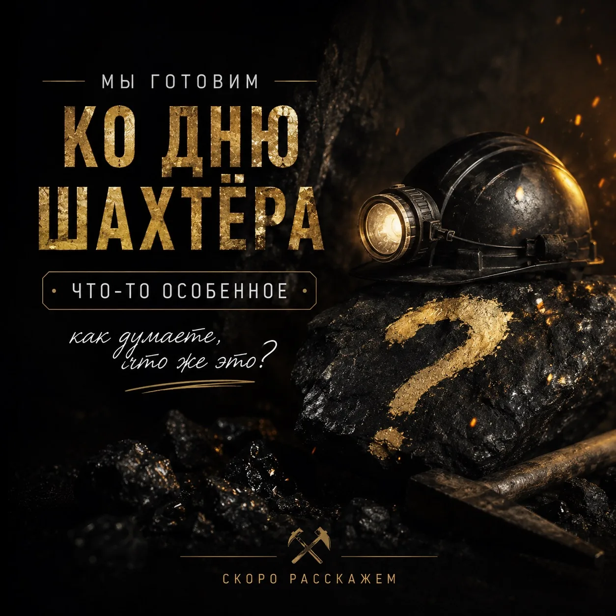 ⛏️ Кажется, мы придумали кое-что особенное ко Дню шахтёра…