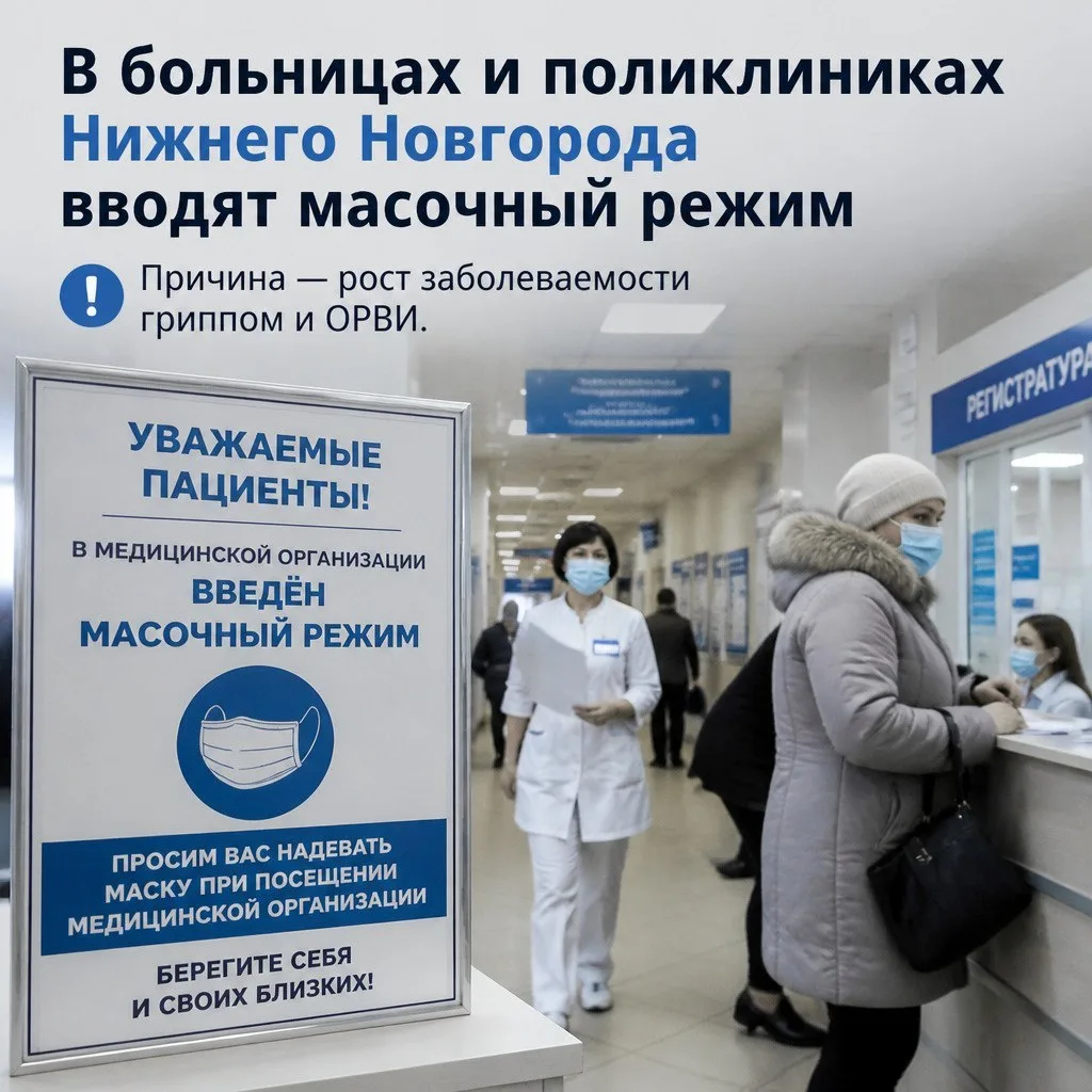 В Нижнем Новгороде вводят масочный режим