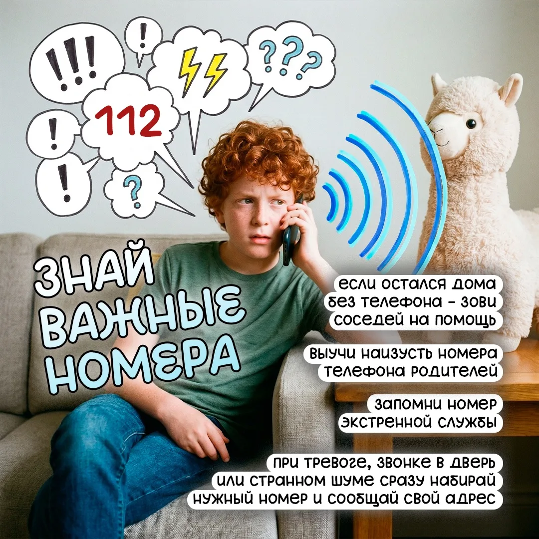 Лето без тревог: безопасность детей, которые остаются дома одни🧸