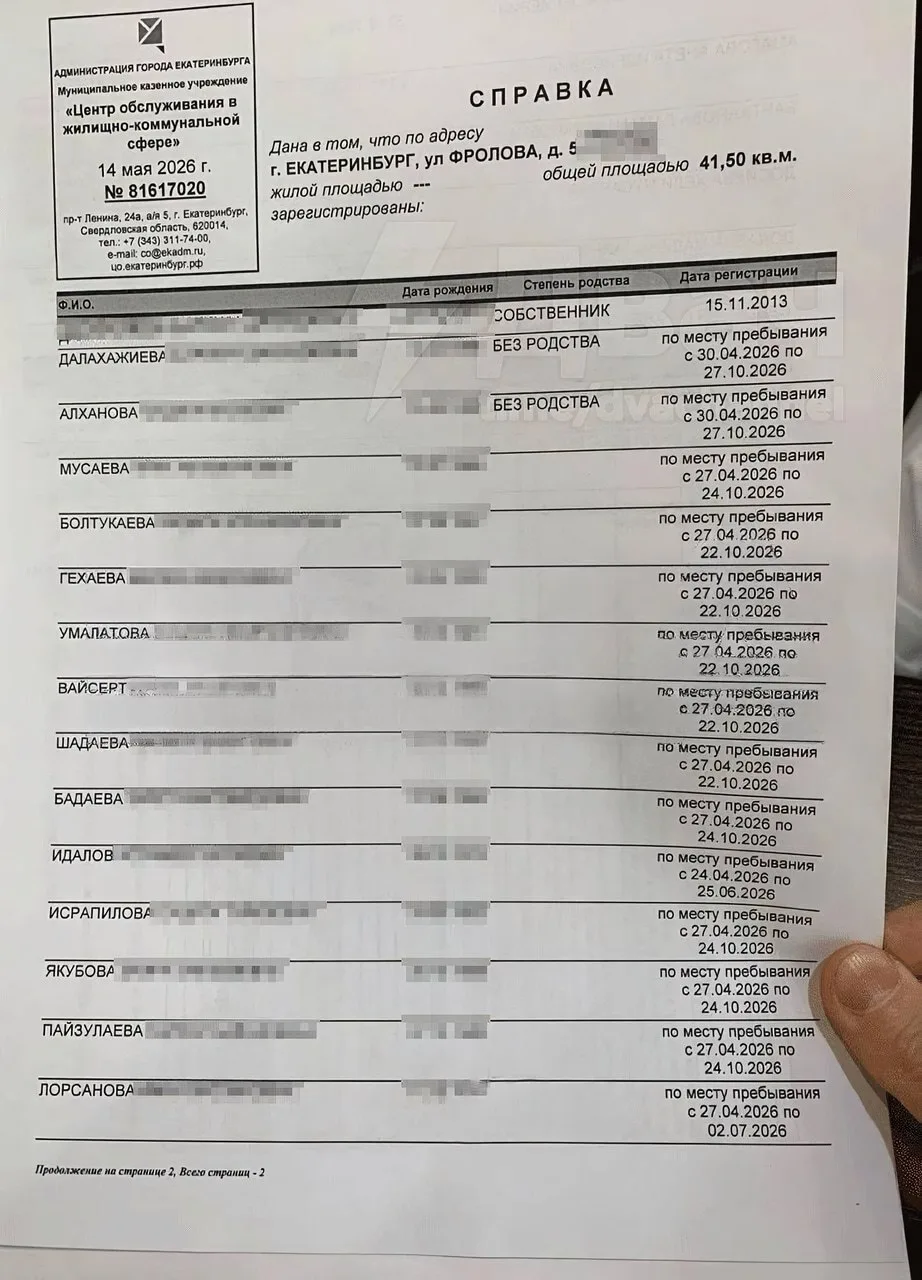 😱 Мошенники прописали в квартире екатеринбурженки целую деревню

Жительница Екатеринбурга пережила 