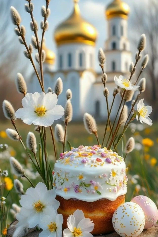 Счастливой Пасхи от души желаем,
