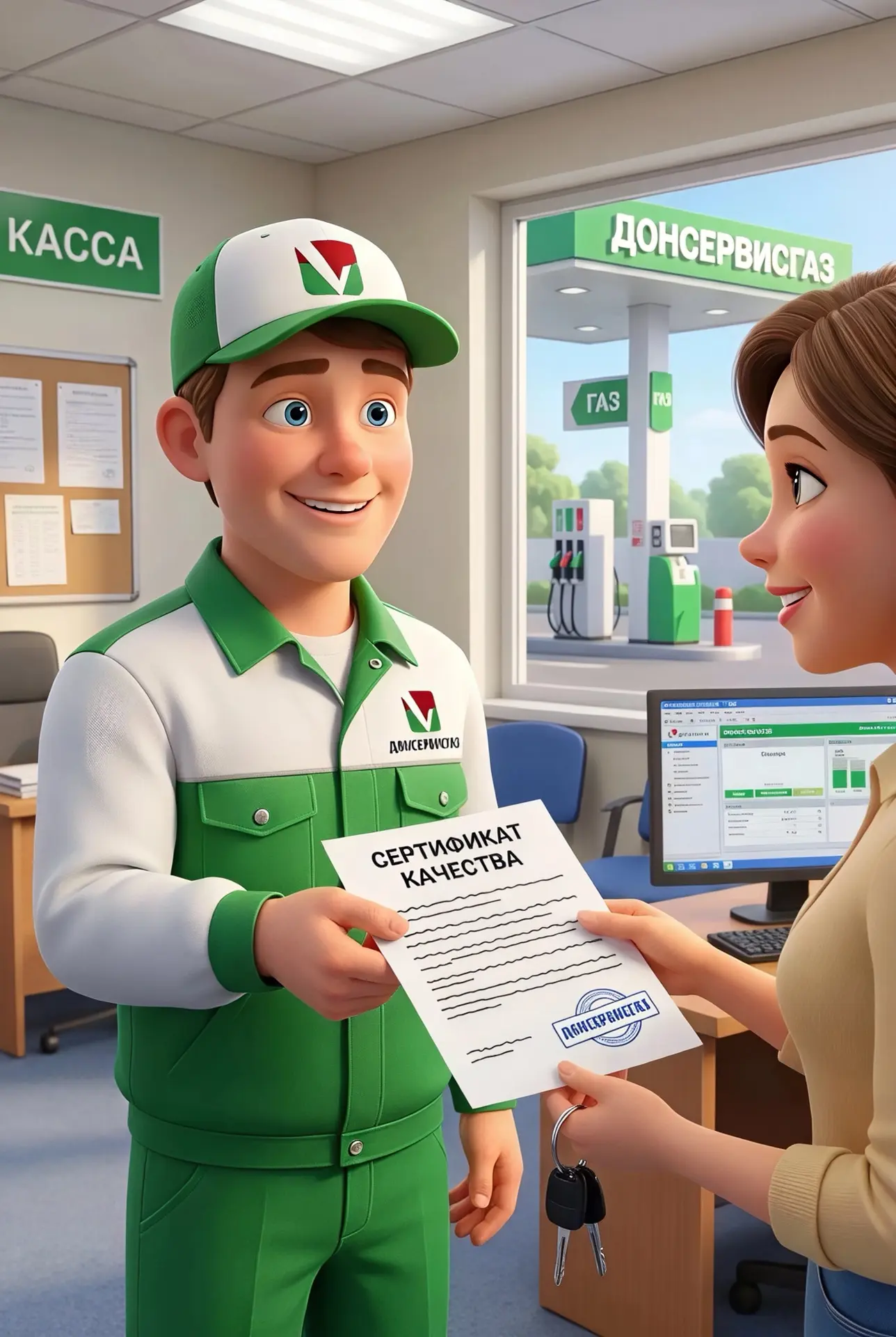 ℹ️Друзья, на любой АГЗС «Донсервисгаз» или официальных группах MAX | VK, вы всегда може...
