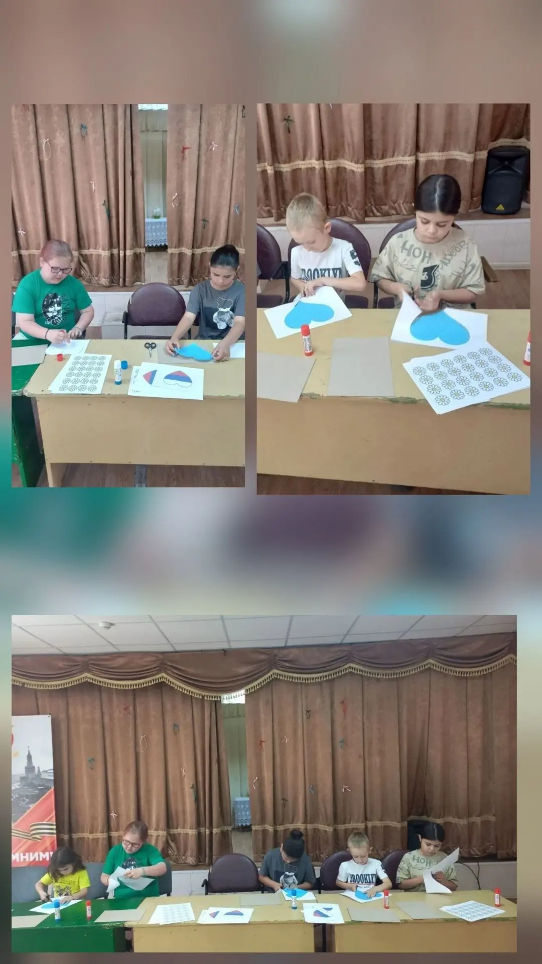 ❗️Творчество юных патриотов!🇷🇺

📢В сельском клубе п. Ковалёвка прошла подготовка к Всероссийской 