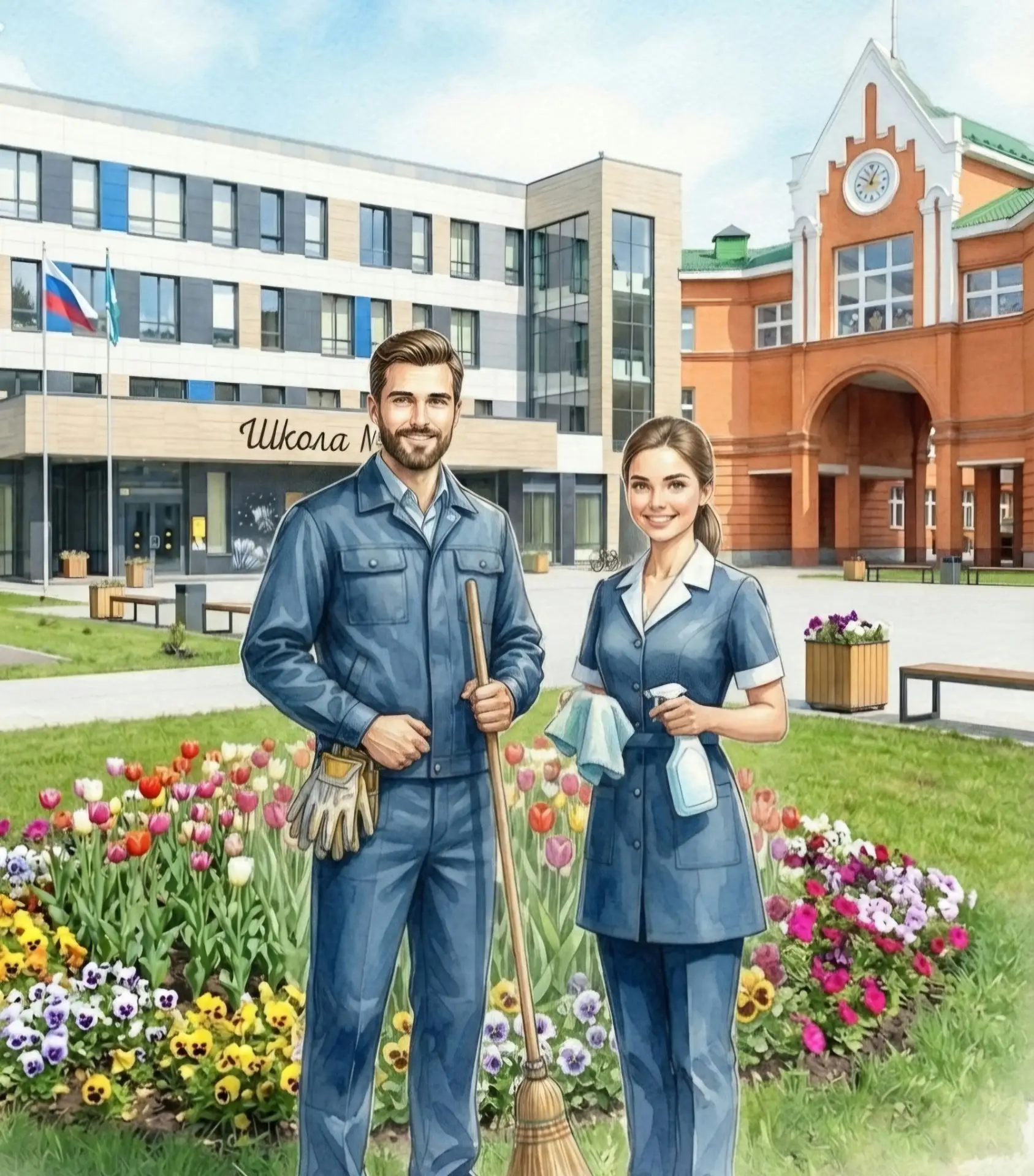 В школу требуется персонал:
