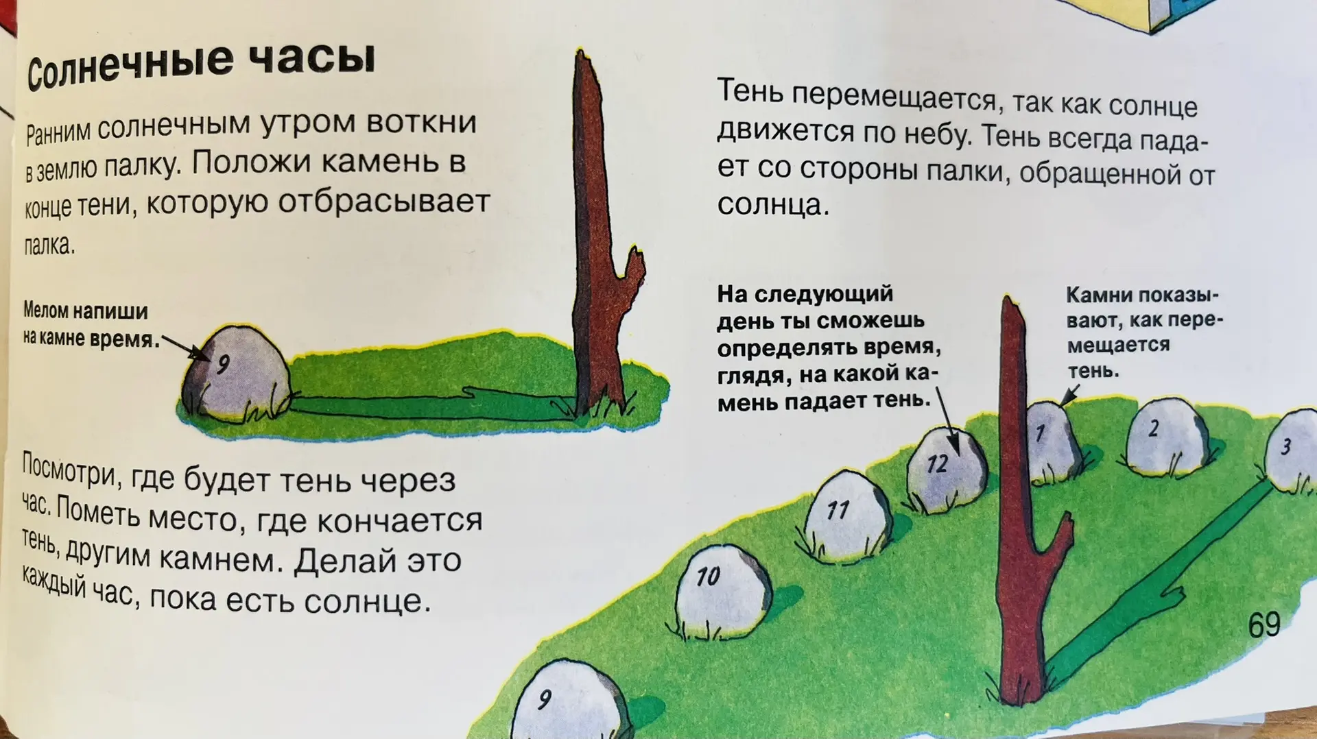 7 группа 🍒.Знакомство с солнечными часами.На нашей метеоплощадке солнечные часы выгляд...