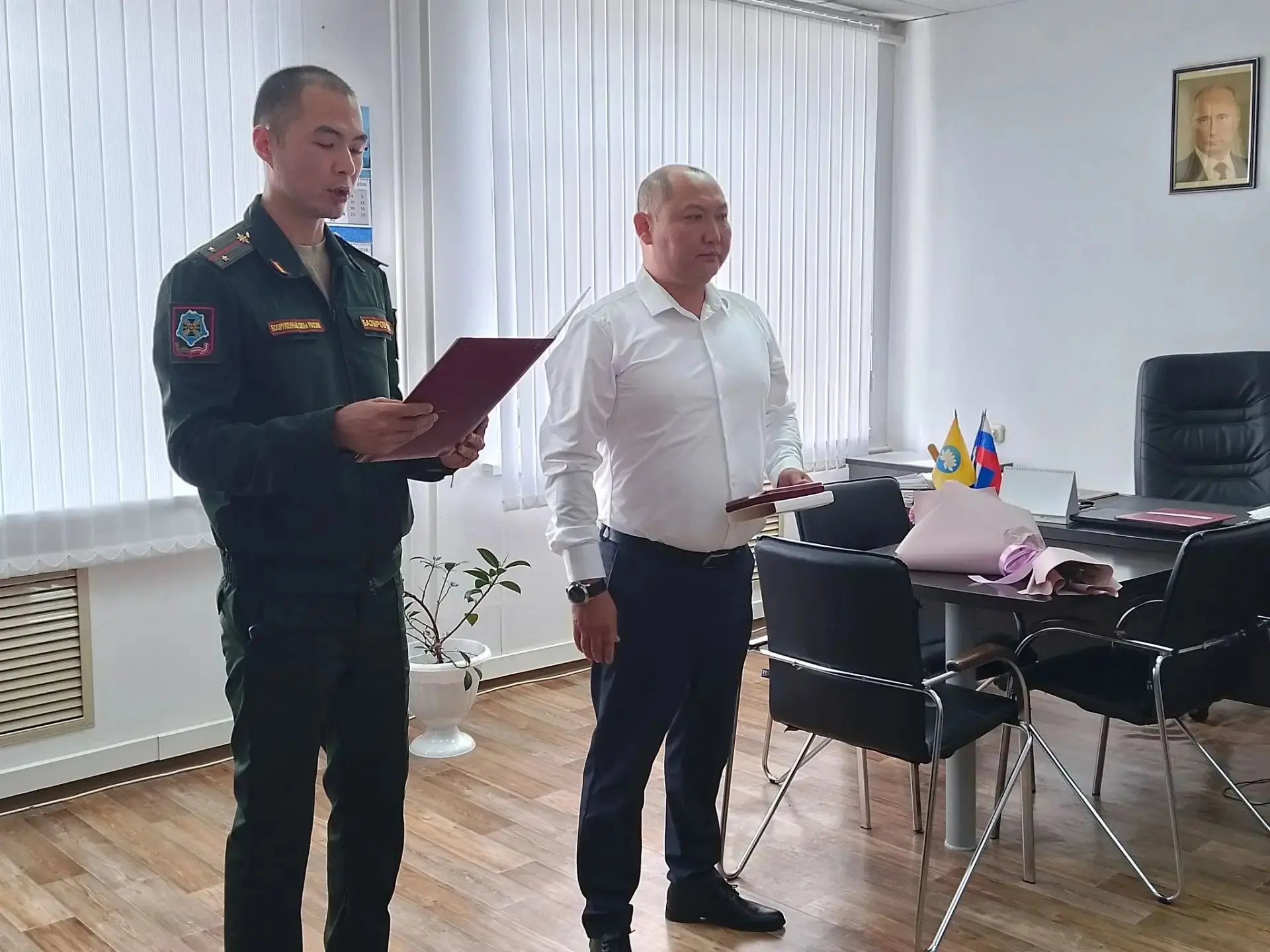 28 августа 2026 года Глава Кетченеровского РМО Республики Калмыкия Санал Азотов совмест...