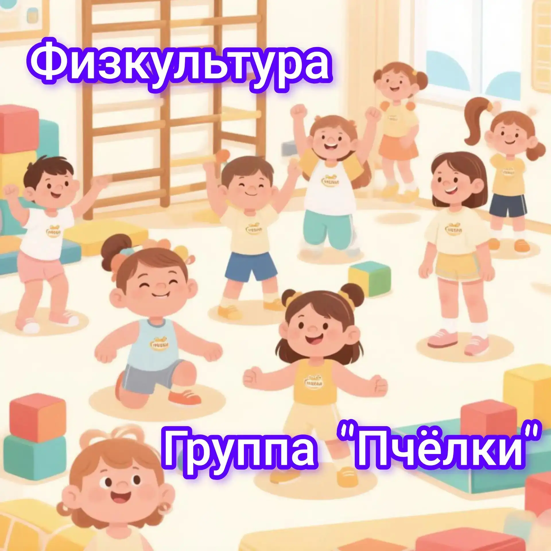 Движение без границ: физкультура в группе «Пчёлки»