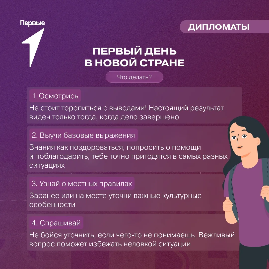 🌍 Первый день в новой стране — это всегда немного волнительно!