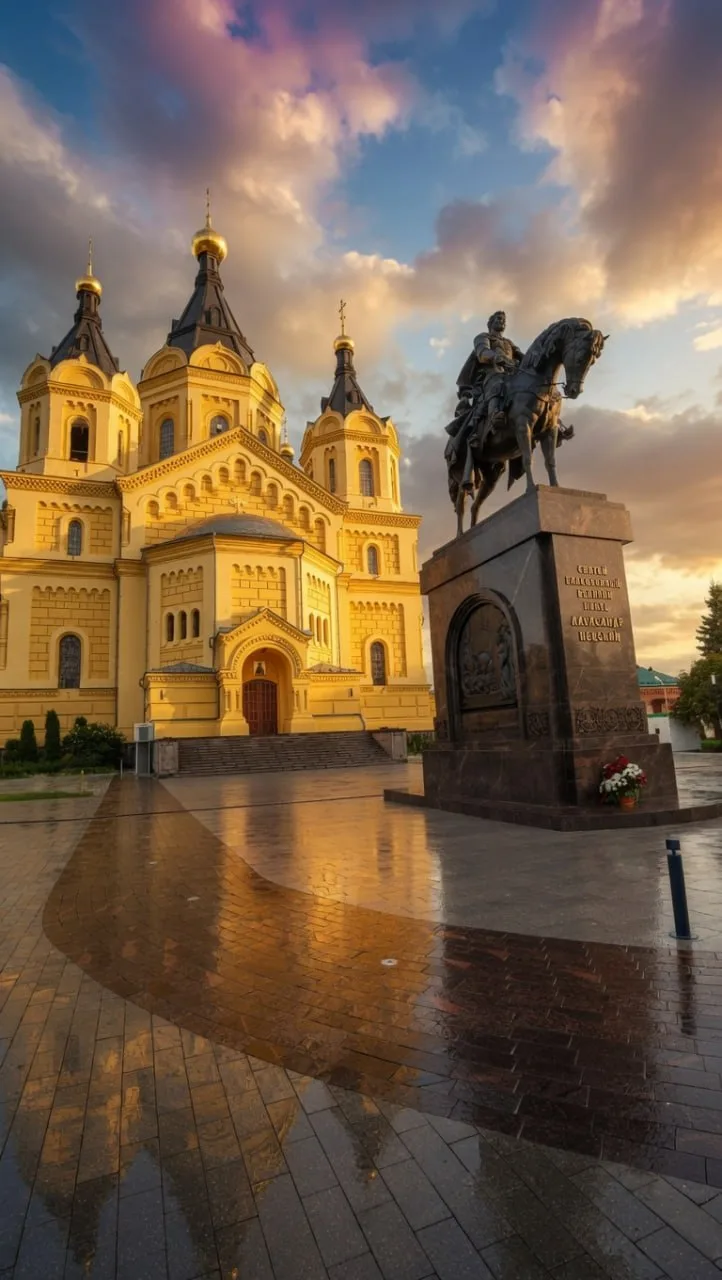 ⛪  Храм Невского в Нижнем Новгороде — самый высокий в мире