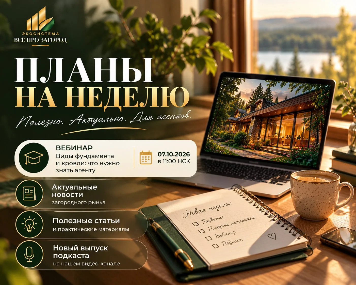 Планы на неделю — уже здесь 👇