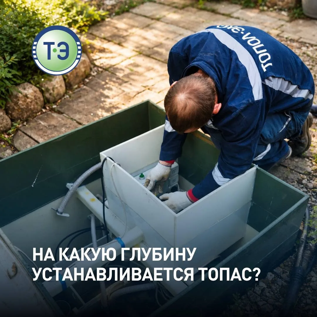 📏 На какую глубину устанавливается ТОПАС?