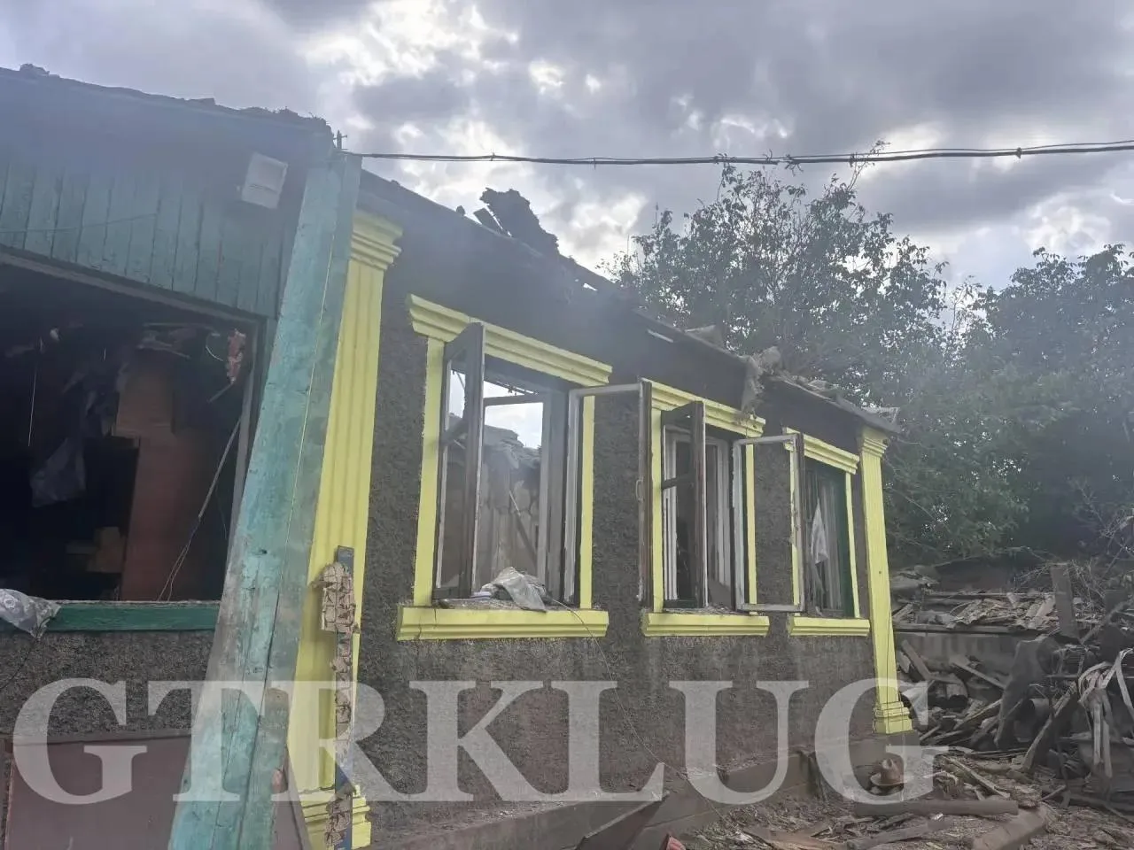 ⚡️ Кадры последствий атаки БПЛА в Брянке