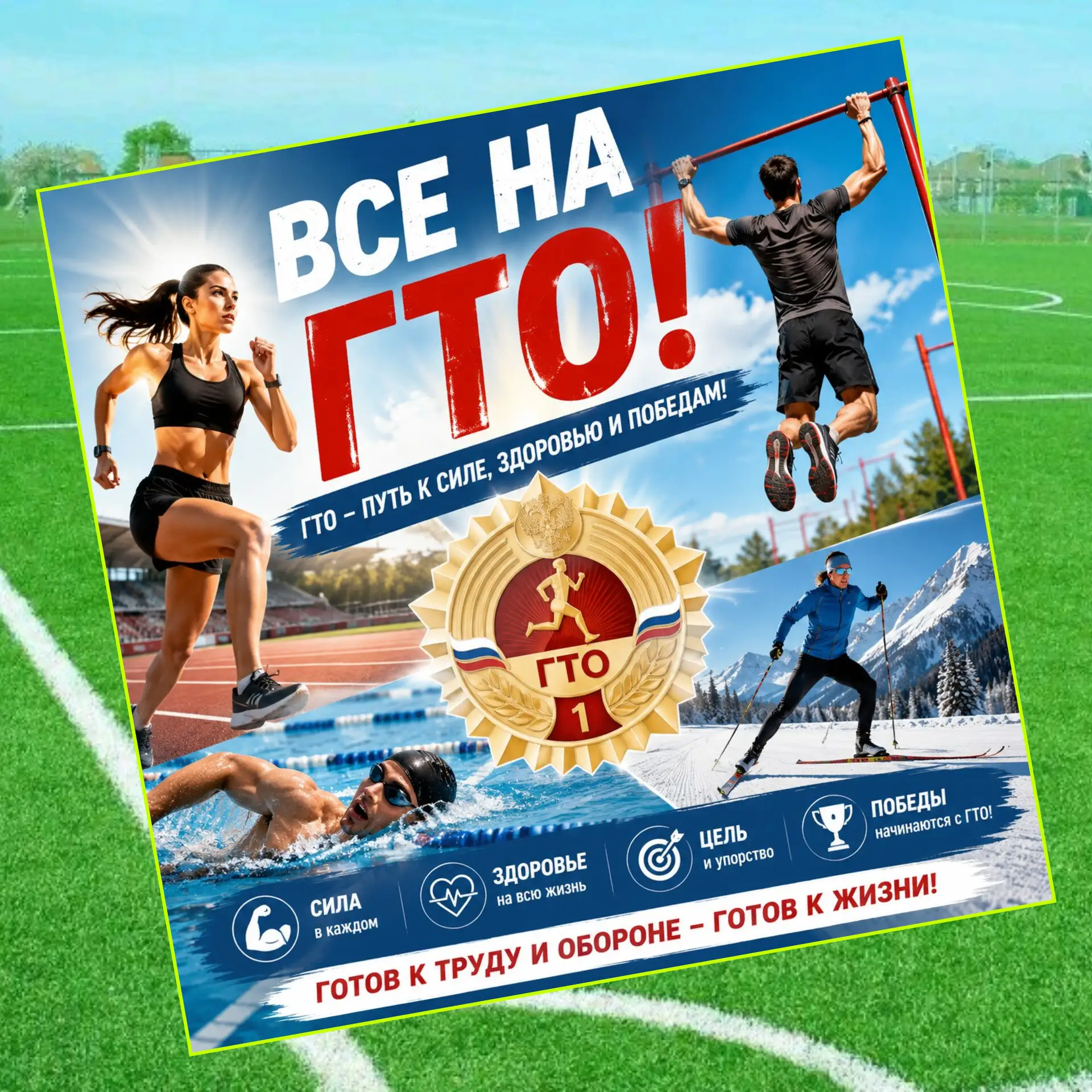 🇷🇺 ГТО — это не просто нормативы, это стиль жизни!

Все на ГТО! Именно так сказал наш Президент, и
