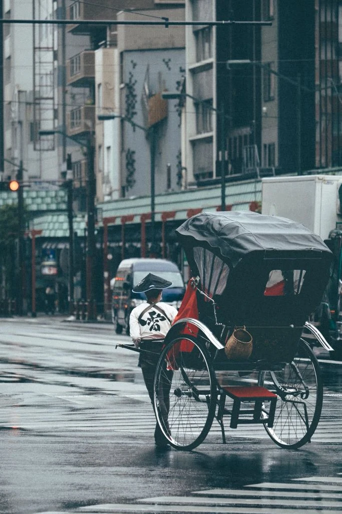 Хмурый день в столице, район храма Сенсодзи 🌧️⛩️
