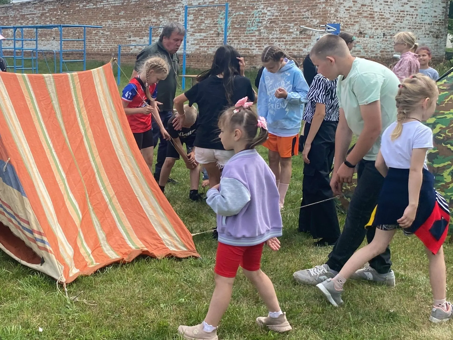 🎒 В нашем лагере прошел день туриста! ⛺🧭